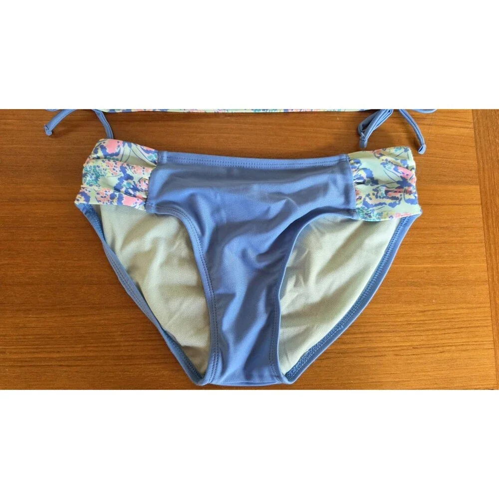 Cat & Jack Girl's Two Piece Butterfly Swimming Suit Size L (10/12)